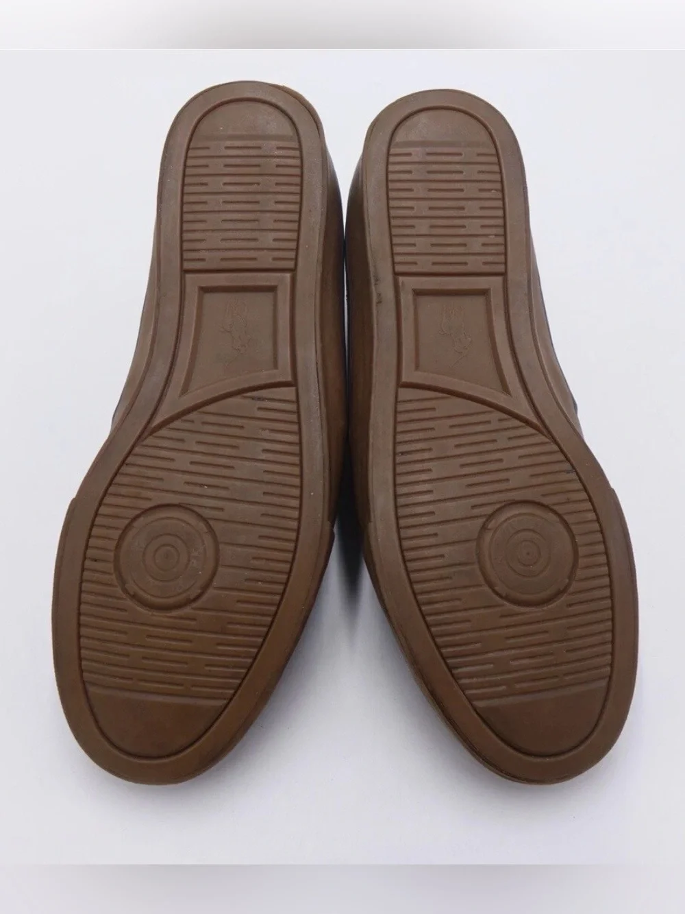 Polo by Ralph Lauren Brown Leather Chukka Sneakers Mens Sz 9.5